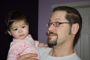 Coraline with her poppa