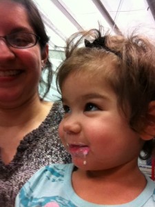 Frosting face