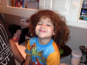 Gene Wilder's tiny hair double.